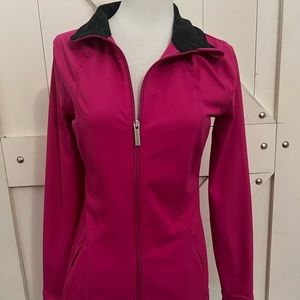 Hot pink under armour workout jacket